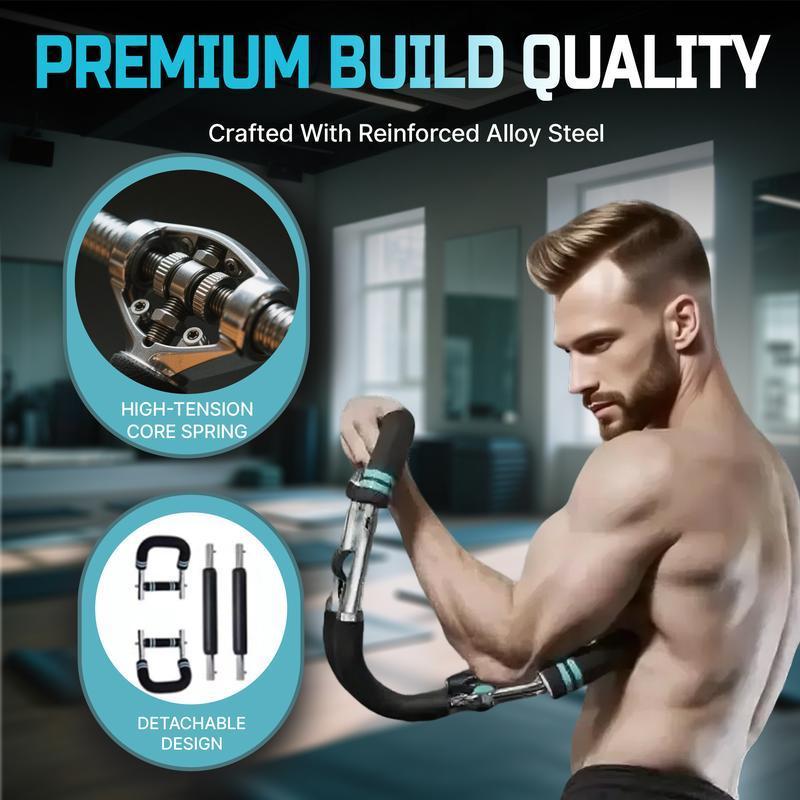 Yagod Twist Bar Arm Trainer, Adjustable Resistance From 90 To 120 Lbs, Suitable For Home And Gym Use, For Arm, Chest, And Shoulder Training