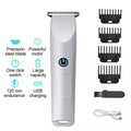 Men Pro Electric Hair Clippers Beard Trimmer Cutting Barber Shaving Machine White (Logistics Only For USPS.TK/TMEU Only For Self-pickup)
